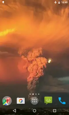 Volcano Video Live Wallpaper android App screenshot 0