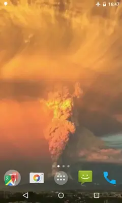 Volcano Video Live Wallpaper android App screenshot 1